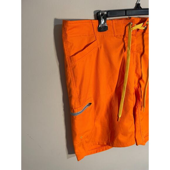 Immersion Research Authentic Guide Shorts Mens Size 14 Orange Kayak Rafting - Picture 3 of 10